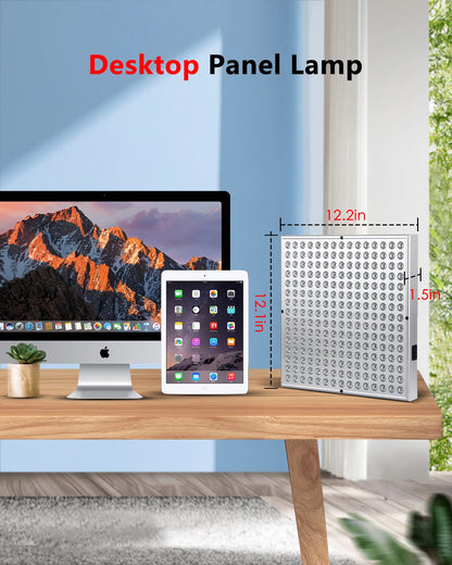 LED Red Light Therapy Panel Lamp for Facial Anti Aging Skin Care Beauty 225 LED Light Body Pain Relief Physical Therapy Tools